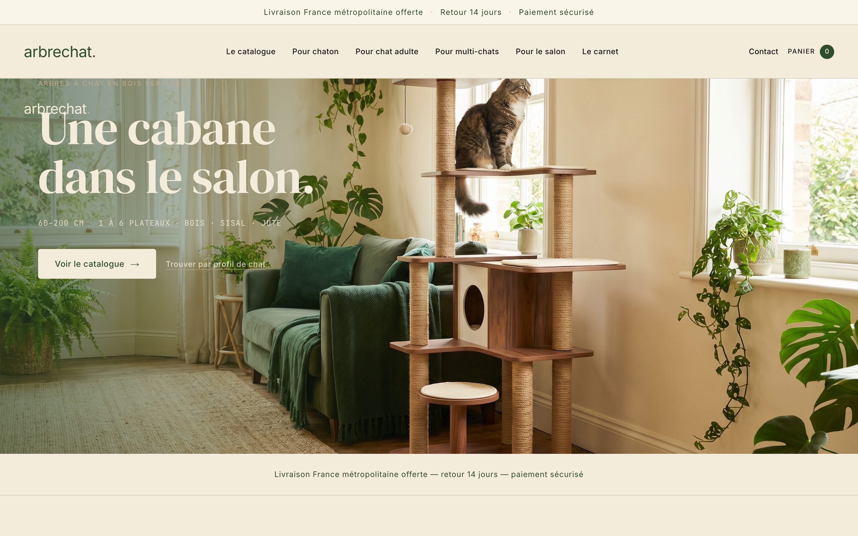 Cat Trees — Pets store built by Quill