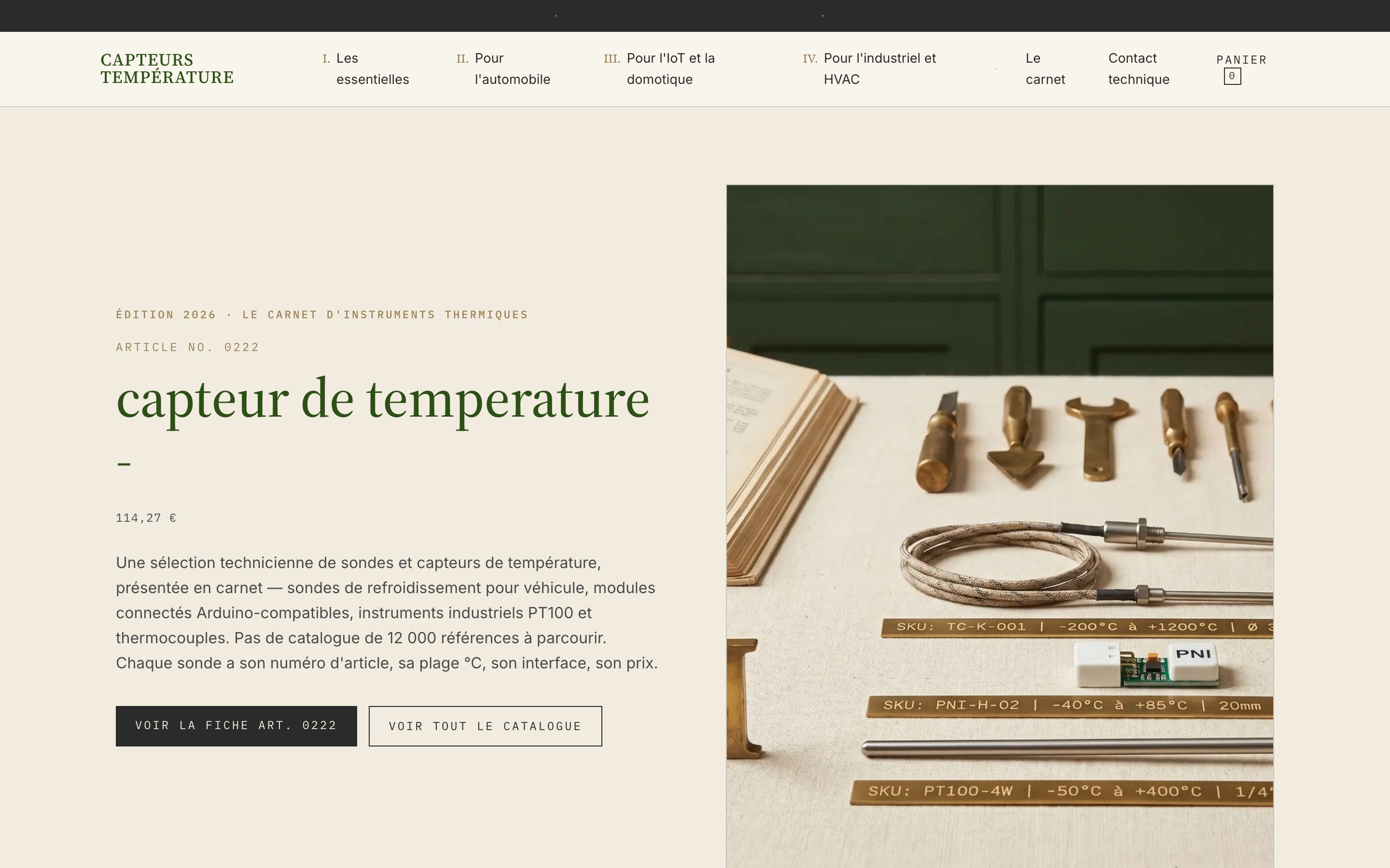 Temp Sensors — Smart home store built by Quill