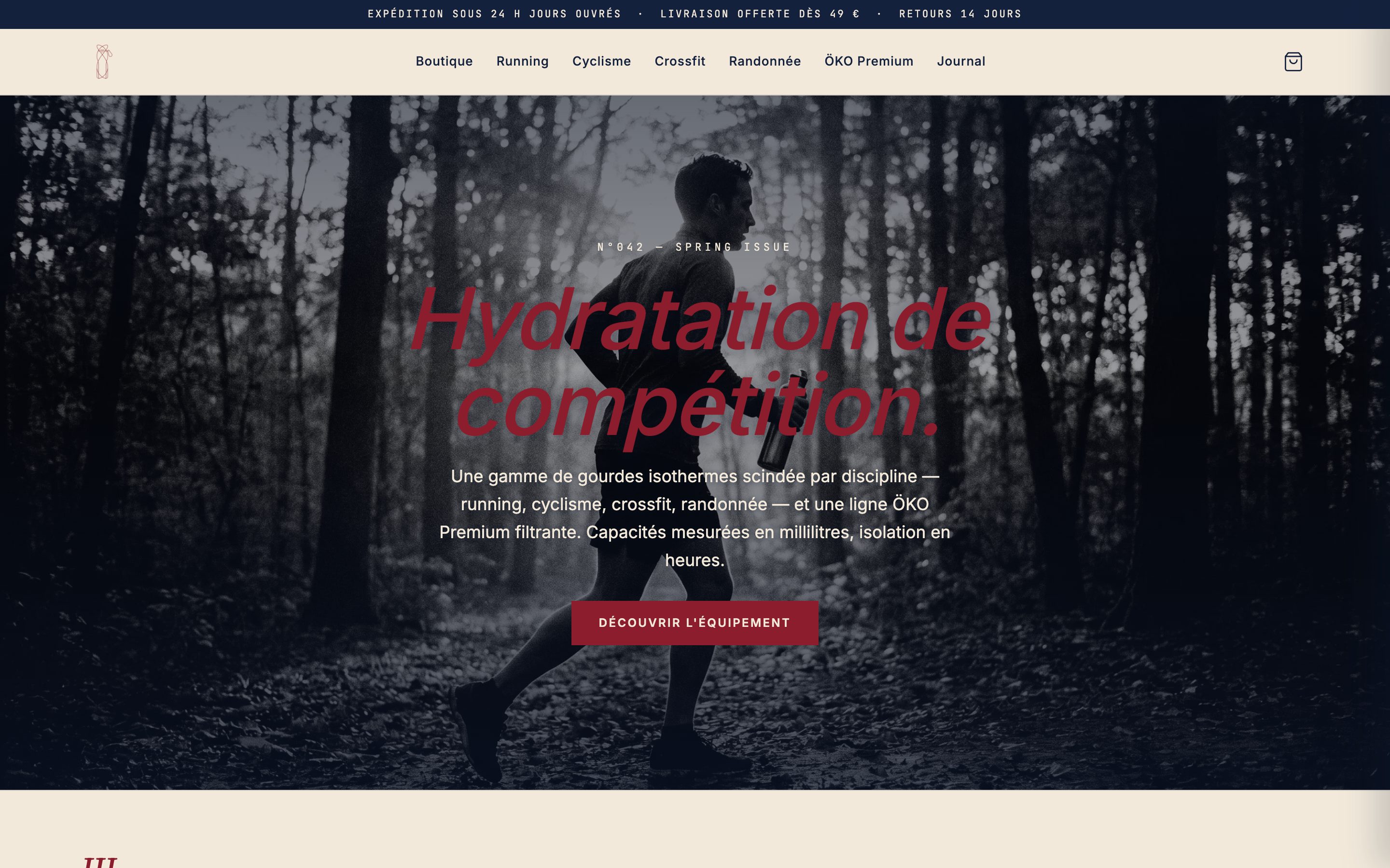 Sport Bottles — Sport store built by Quill