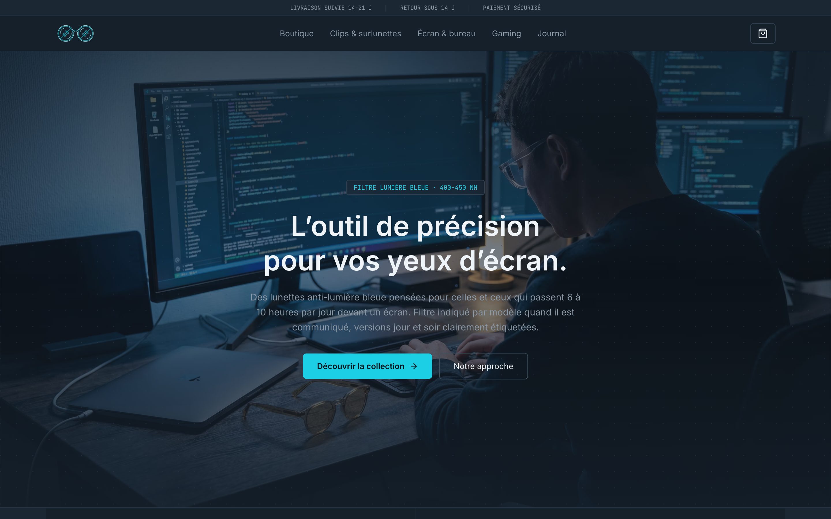 Blue-light Glasses desktop