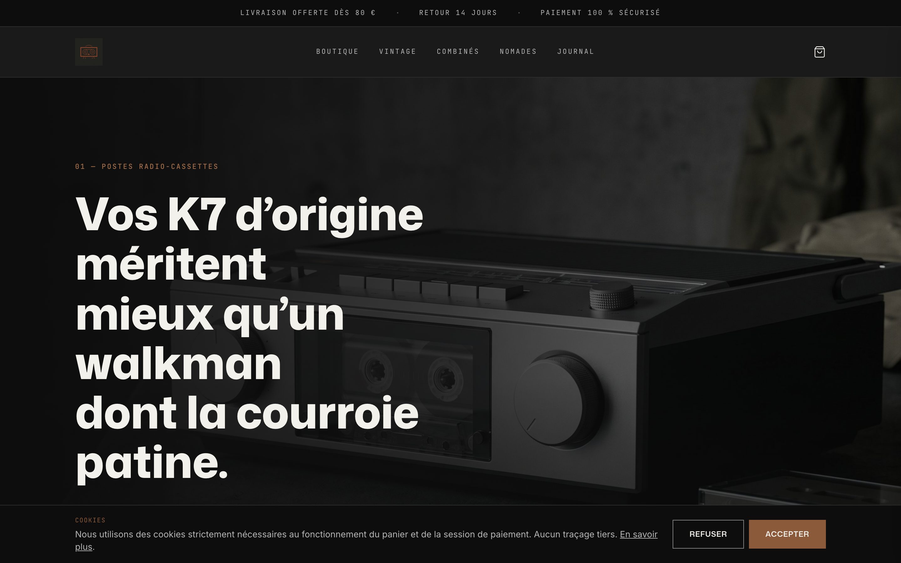 Radio Cassette desktop