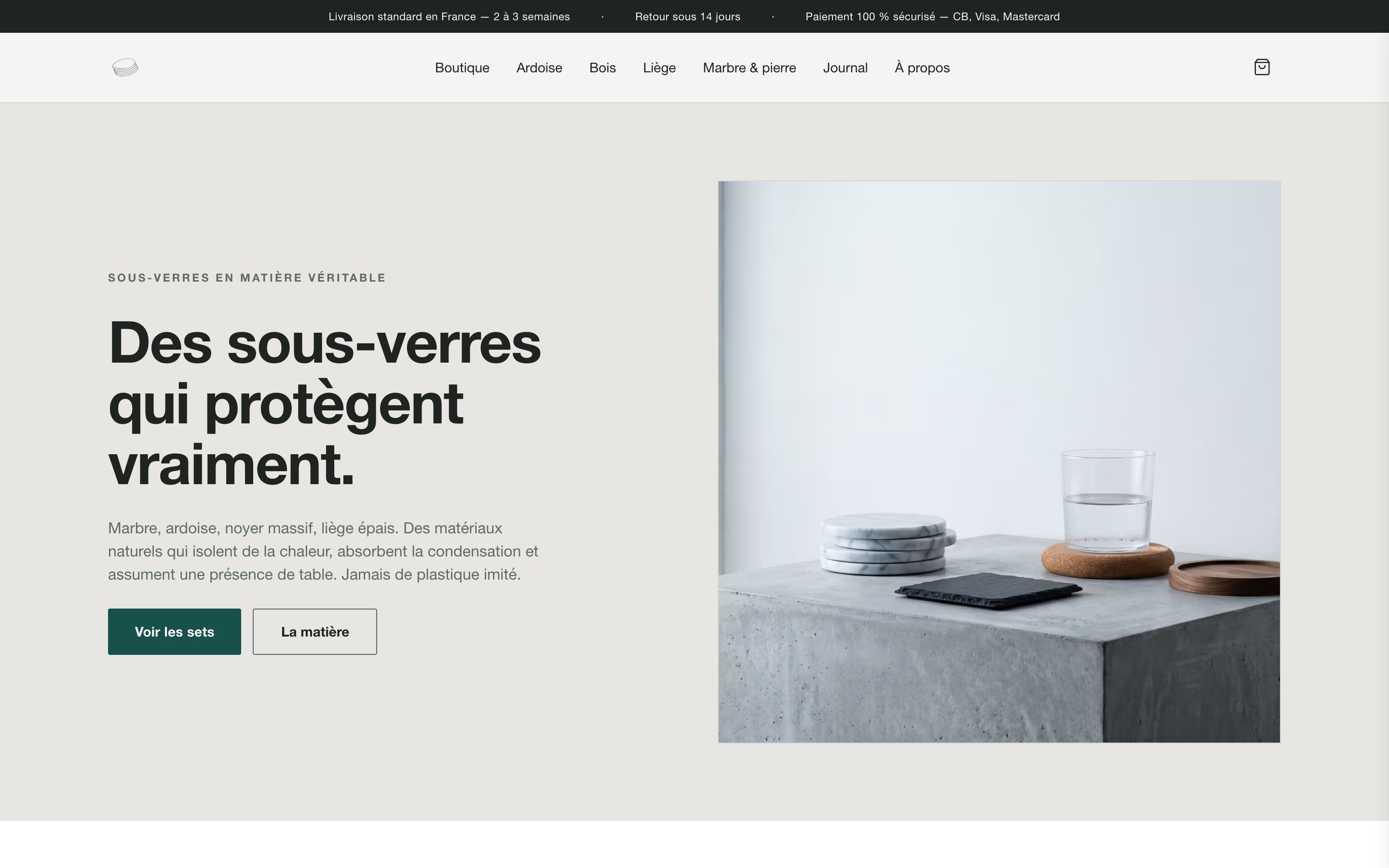 Sousverres — Home store built by Quill